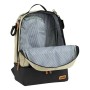 Borsa Sportiva con Portascarpe Safta M883 Beige Grigio scuro 15 L