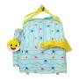 Borsa da Palestra Baby Shark Beach Day Giallo Azzurro Chiaro (40 x 24 x 23 cm)