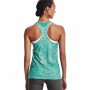 Maglia Under Armour HeatGear Acquamarina