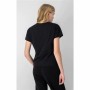 Maglia a Maniche Corte Donna Champion Crewneck Croptop Nero