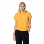 Maglia a Maniche Corte Donna Champion Crewneck Croptop Giallo