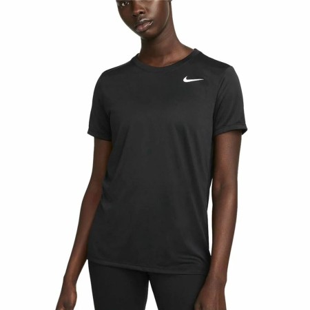 Maglia a Maniche Corte Donna Nike Dri-FIT Nero