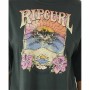 Maglia a Maniche Corte Donna Rip Curl Barrelled Heritage Nero