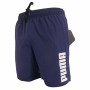 Costume da Bagno Uomo Puma Mid Blu scuro