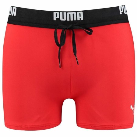 Costume da Bagno Uomo Puma Logo Swim Trunk Boxer Rosso