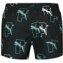 Costume da Bagno Uomo Puma Swim Print Cat Logo Nero