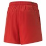 Pantaloni Corti Sportivi da Uomo Puma Ess+ Logo Power Rosso