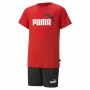 Completo Sportivo per Bambini Puma Set For All Time Rosso