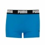 Costume da Bagno Boxer per Bambini Puma Swim Logo Azzurro