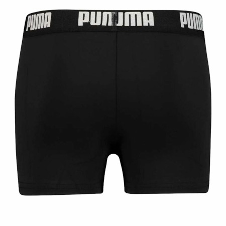 Costume da Bagno Boxer per Bambini Puma Swim Logo Nero