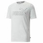 Maglia Puma Essentials Elevated Bianco Uomo