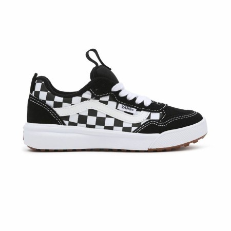 Scarpe da Tennis Casual Bambino Vans Range Exp Checkerboard Bianco Nero