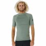 T-shirt da Bagno Rip Curl Dawn Patrol Perf Grigio