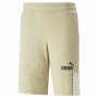 Pantaloncino Sportivo Puma Essentials Block Tape Grigio Uomo