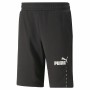 Pantaloncino Sportivo Puma Essentials Block Tape Nero Uomo