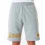 Pantaloncino Sportivo New Era LA Lakers Grigio Uomo