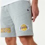 Pantaloncino Sportivo New Era LA Lakers Grigio Uomo