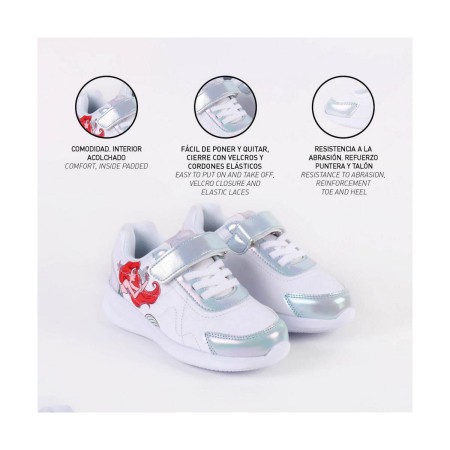 Scarpe Sportive per Bambini Princesses Disney Bianco