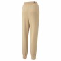 Pantalone Lungo Sportivo Puma Embroidery High Beige Donna