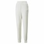 Pantalone Lungo Sportivo Puma Embroidery High Montagna Bianco Donna