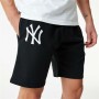 Pantaloncino Sportivo New Era Essentials New York Yankees Nero Uomo