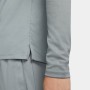 Maglia a Maniche Lunghe Uomo Nike Dri-FIT Miler Grigio