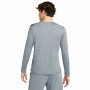 Maglia a Maniche Lunghe Uomo Nike Dri-FIT Miler Grigio