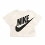 Maglia a Maniche Corte per Bambini Nike Icon Futura Bianco