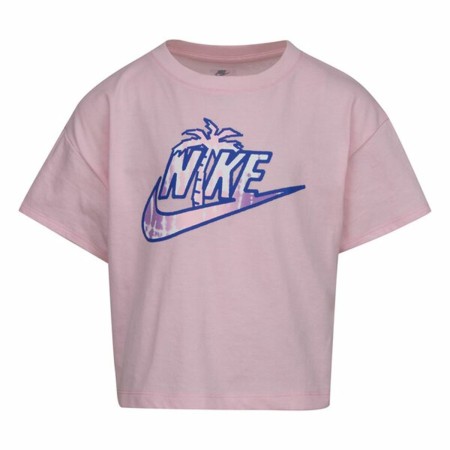 Maglia a Maniche Corte per Bambini Nike Knit Rosa