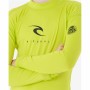 Maglia Rip Curl Corps L/S Rash Vest Giallo Surf Lycra