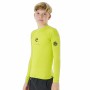 Maglia Rip Curl Corps L/S Rash Vest Giallo Surf Lycra