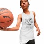 Maglia da basket Puma Tank B Bianco