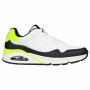 Scarpe da Tennis Casual Uomo Skechers Uno - Back Lit Bianco