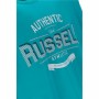 Maglia a Maniche Corte Russell Athletic Amt A30081 Acquamarina Uomo