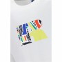 Maglia a Maniche Corte Russell Athletic Emt E36211 Bianco Uomo