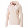 Felpa con Cappuccio Donna Puma Ess+ Embroidery Rosa