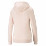 Felpa con Cappuccio Donna Puma Ess+ Embroidery Rosa