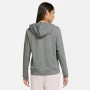 Felpa con Cappuccio Donna Nike Sportswear Gym Vintage Grigio scuro