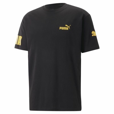 Maglia a Maniche Corte Uomo Puma Power Summer Nero Unisex