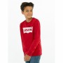 Felpa senza Cappuccio Bambino Levi's Batwing Crewneck Rosso