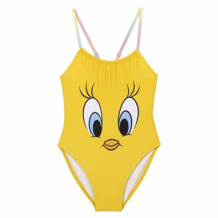 Costume da Bagno Bambina Looney Tunes Giallo