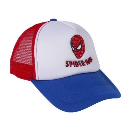 Cappellino per Bambini Spiderman Bianco (55 cm)