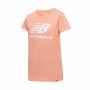 Maglia New Balance Essentials Stacked Rosa