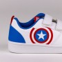 Scarpe Sportive per Bambini The Avengers Velcro Bianco