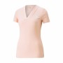 Maglia a Maniche Corte Donna Puma Classics Salmone