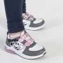 Scarpe Sportive con LED Minnie Mouse Velcro Grigio