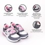 Scarpe Sportive con LED Minnie Mouse Velcro Grigio