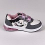 Scarpe Sportive con LED Minnie Mouse Velcro Grigio