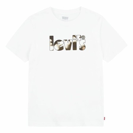 Maglia Levi's Camo Poster Logo Bright 60732 Bianco