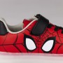 Scarpe Sportive con LED Spiderman Velcro Rosso